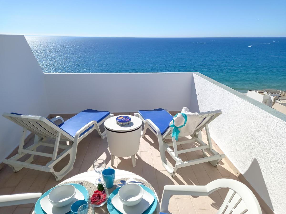 Mira Atlantico 13- Terraco Com Vista Mar E Cidade, Wifi, 80Mt Praia Quarteira Exterior photo